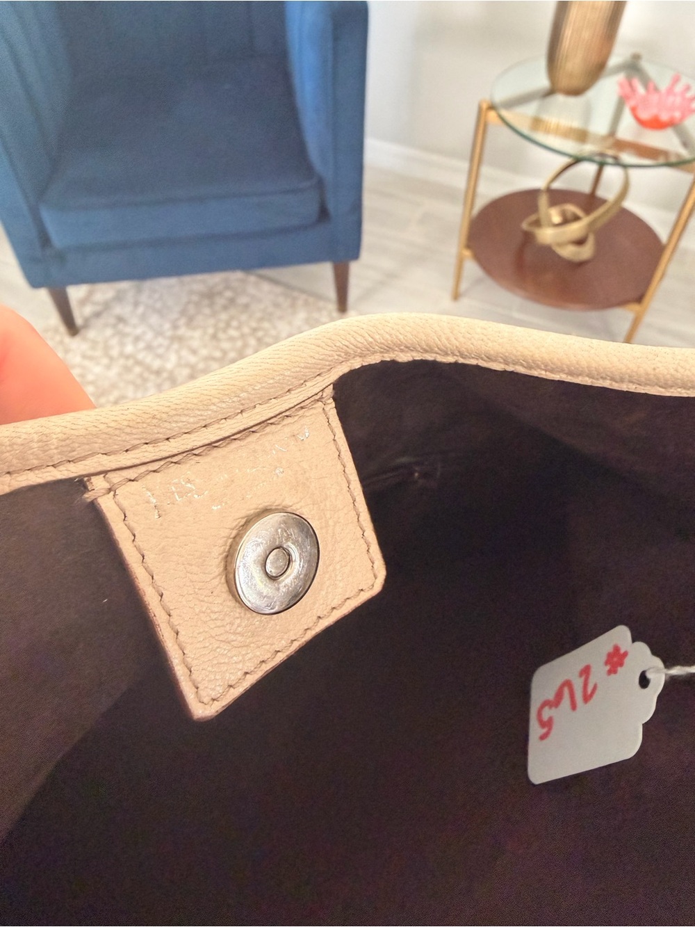 Yves Saint Laurent St. Tropez Layered Leather Shoulder Bag - Picture 4 of 6